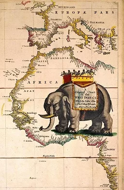 Seller's Sea Atlas, 1678. Image copyright © Ian Jones