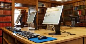 Internet access in the Library. Image copyright © Yael Schmidt