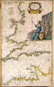 John Seller: England, from Atlas Maritimus, or The Sea-atlas (London, 1675)