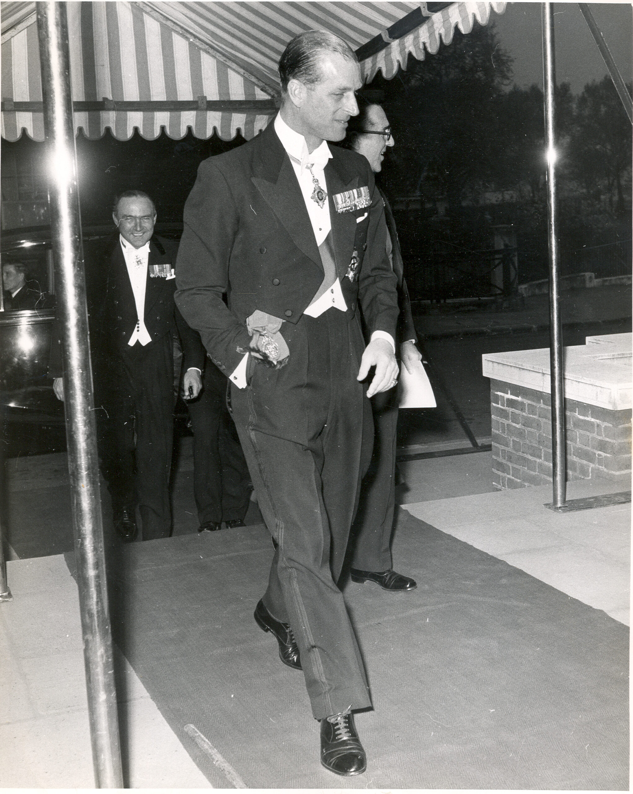 HRH The Duke of Edinburgh, Royal Bencher, arriving at The Inner Temple