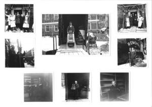 Various images of the move from 2 King's Bench Walk to the new Library