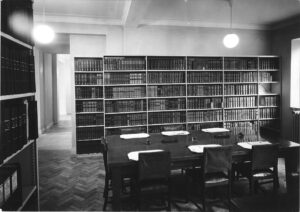 Temporary Library at 2 King's Bench Walk, c1949
