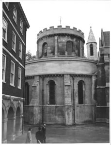 View of the restored Round of Temple Church