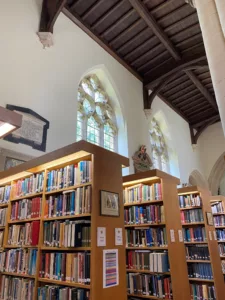 Interior of St Edmund Hall Library