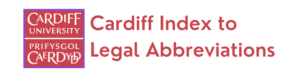 Cardiff index to legal abbreviations