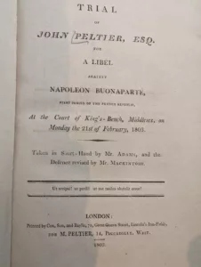 Title page: The Trial Peltier