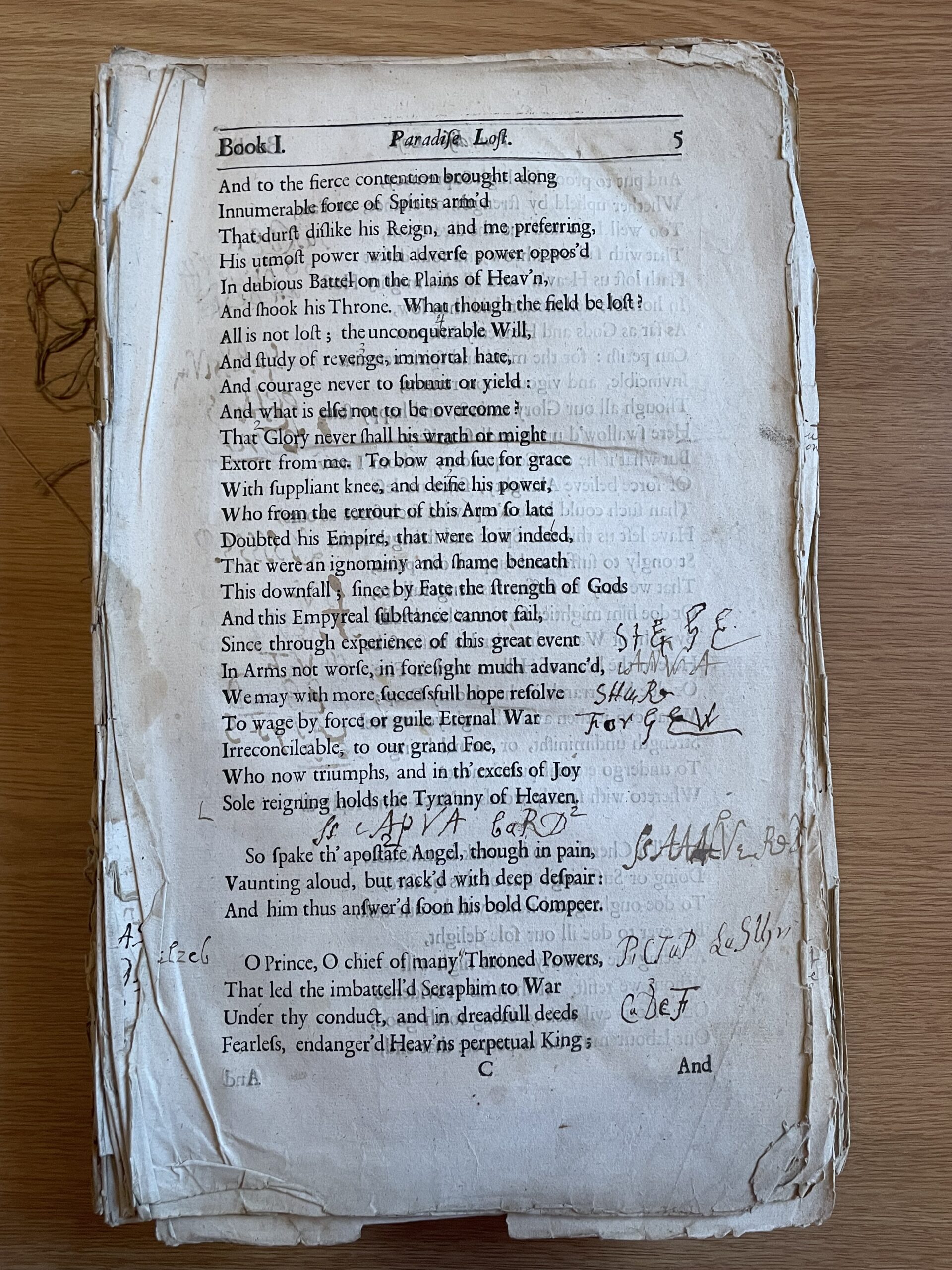 Paradise Lost 1688